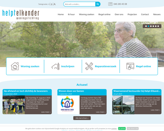 Woningbouwvereniging Helpt Elkander Logo