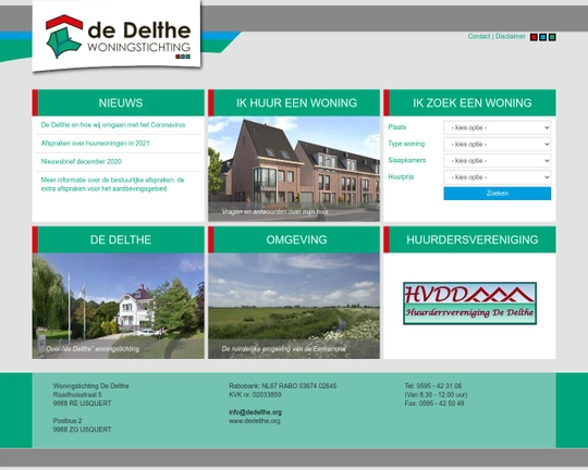 Woningstichting De Delthe Logo