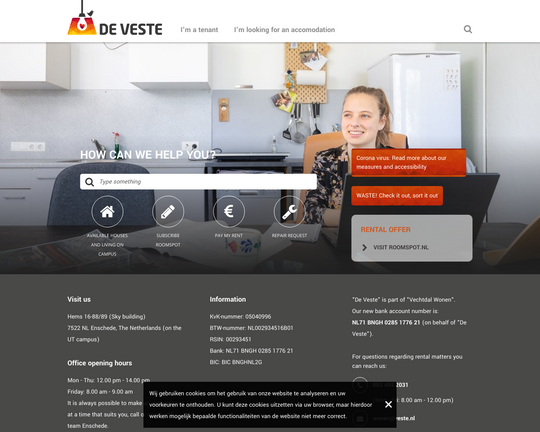 Woningstichting de Veste Logo