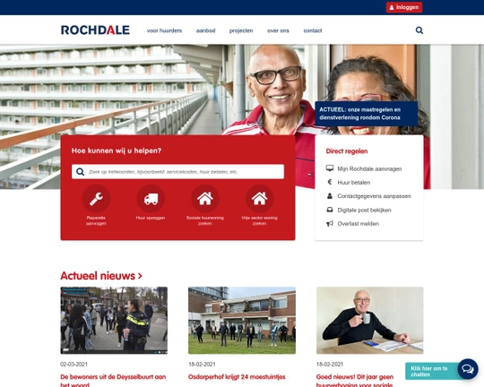 Woningstichting Rochdale Logo