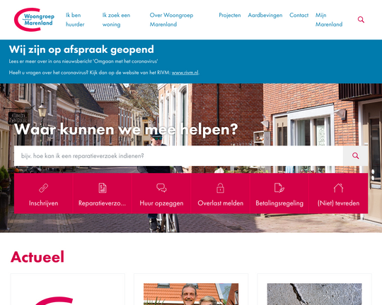 Woongroep Marenland Logo